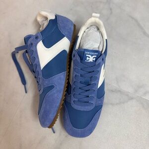 Sam Edelman Light Blue Suede Sneakers NWT